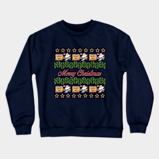 Funny & Ugly Christmas Sweater Print #1 Crewneck Sweatshirt